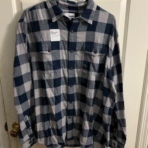 Sonoma Blue Checkered Flannel